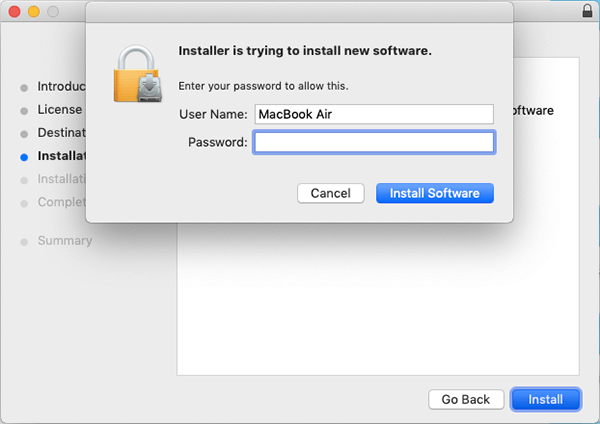 Osxfuse Install Password