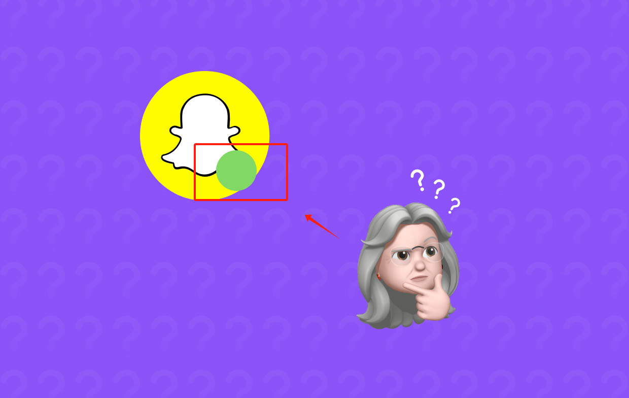 O que significa o ponto verde no Snapchat