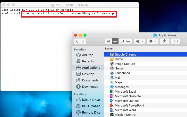 how to completely uninstall a program on mac