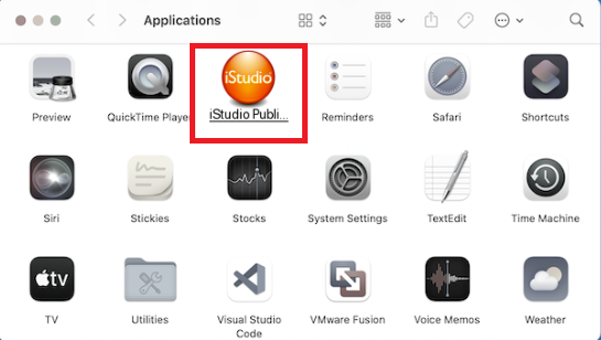 Remove iStudio Publisher from Mac Manually