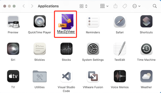 从我的 Mac 卸载 MacDjView