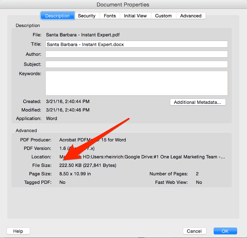 shrink pdf for email on mac