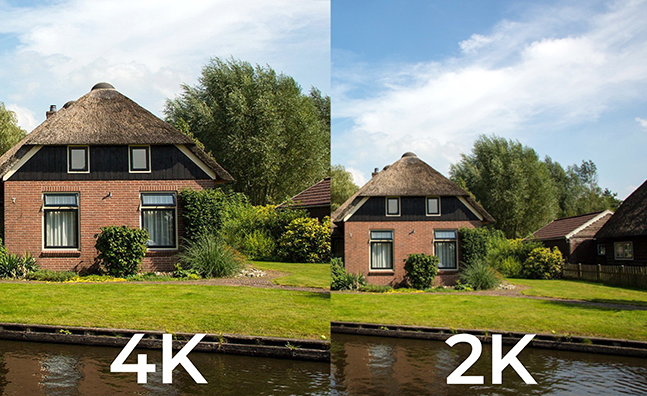 2K Resolution vs. 4K