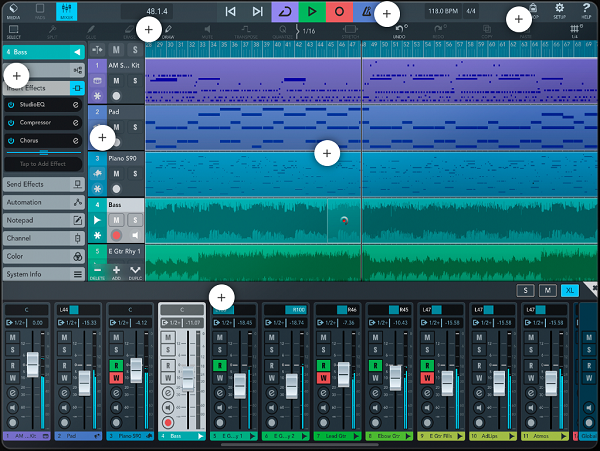 Chromebook Music Recording Software - Cubasis 3