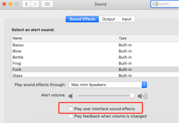 Set Sound Effects to Fix Voice Memo Not Working