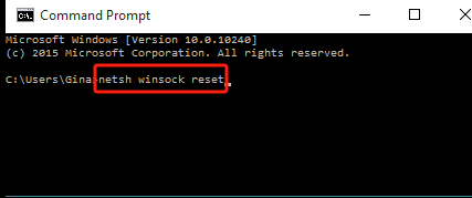 Reset Network Adapter to Fix GeForce Experience Error Code 0x0003