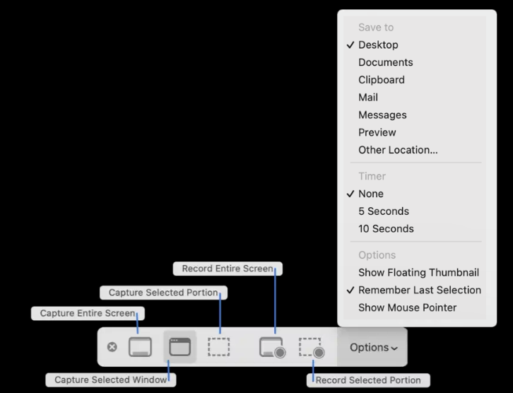 Maak een scrollende schermafbeelding op de Mac via de sneltoets
