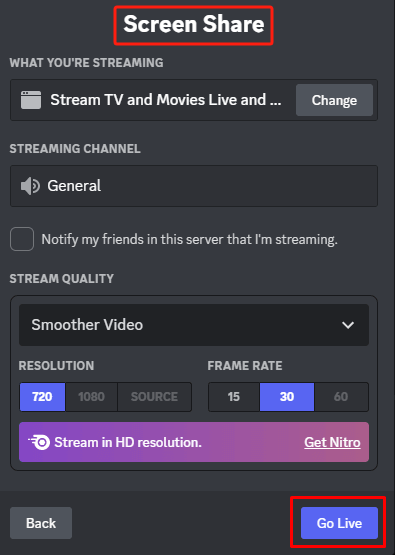 Stream Hulu on Discord without A Black Screen