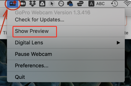 Use GoPro como webcam no Mac