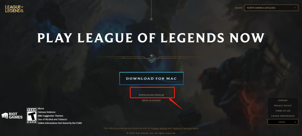 can you download league of legends on mac